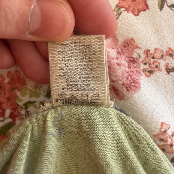 Gimmicks by BKE Womens Oversized Lagenlook Top Large Crochet Mixed Media Boho - Picture 11 of 15